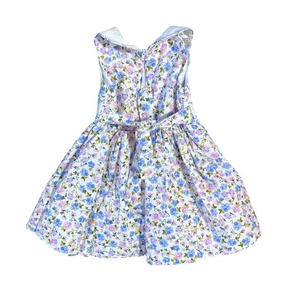 Bonnie Baby Traditional Floral Smocked Girls Dress Size 18 months - Picture 3 of 4